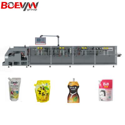 China High Quality Horizontal Automatic Central Spout Food Liquid Packing Machine BHD-180SC for sale