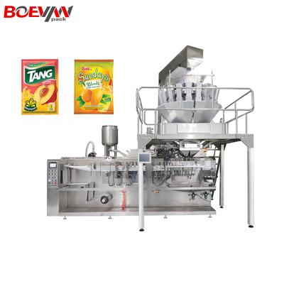 China Servo Serve Automatic 500g 3 4 Seal Coffee Liquid Horizontal Side Honey Sachet Packing Machine for sale