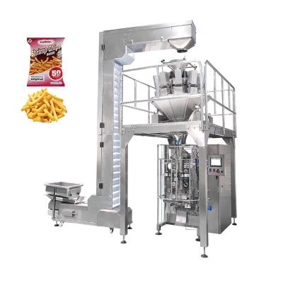 China Full Automatic Bag Seal Food Granule Popcorn Beans Peanuts Back Packing Machine for sale