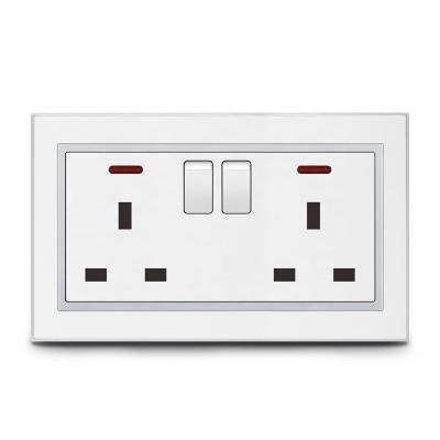 China Wall Switch UK Africa Switch Socket 1gang 2way Switch Socket 13amp British Standard Residential/General Purpose Electrical Usb Socket for sale