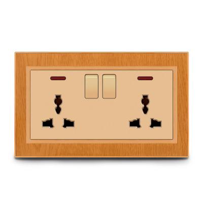 China exquisite boutique 13a plugs and switches electric socket outlets A1-Y 86-8 for sale