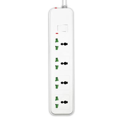 China Residential/Multi-Purpose Factory Power Strip Direct 10a Socket With Wire Socket Row CE Certification Wiring Panel Porous Shockproof Socket Panel for sale