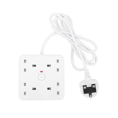 China Residential 4 Strip / Multipurpose With UK 13a Usb Switched Electric Power Extension Socket With Extension Outlet for sale