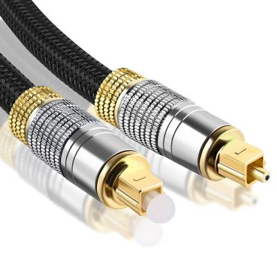 China Hot Selling Digital Toslink Optical Audio Cable To Toslink Cable High Quality Audio Metal Assembling Digital Fiber Optic Cable for sale