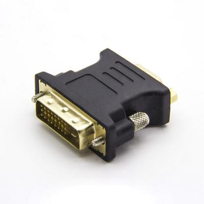 China Hot Selling Mobile Phone and Computer 24+5 19 Pin (Dual Link) DVI to VGA Adapter Computer Monitor Video Adapter for sale