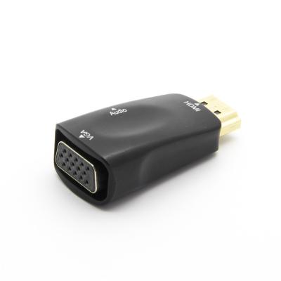 China Compatible High Quality Compatible Factory Price HDMI 1.4 To VGA Adapter HDMI Male To VGA 1080P Video Converter for sale