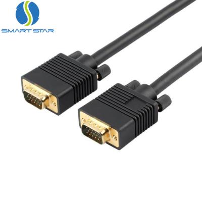 China High Quality VGA 3+9 15 Pin Male To Male COMPUTER VGA Cable With HDTV for sale