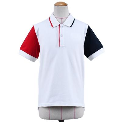 China Factory Price Breathable Cost Effective Short Sleeve Boys Polo Shirt Cotton Custom EL-22BT-160 for sale