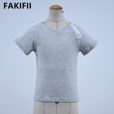 China Quality Kids Clothing Summer Girls Breathable Customized High End Cotton Knitted T Shirts Babies T-shirt For Girl Children Wear for sale