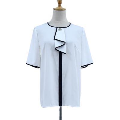 China Manufacturer New Promotional Product Polyester Chiffon Women's Clothing Breathable Summer PCH-22WT-049-1 for sale