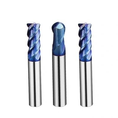 China Customized Carbide End Mill Carbide Ball Nose Milling Cutting for sale