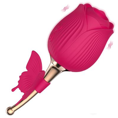 China 10-frequency Sucking+10-frequency Vibrating New High Quality Rose Vibrator Clitoral Sucking Vibrator Sex Toys For Woman for sale