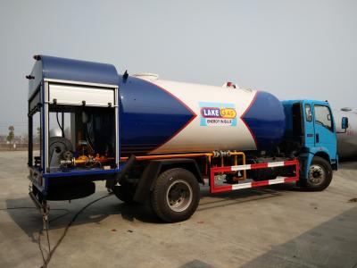 China HOWO 4X2 12000 LPG-van de Gasliter Vrachtwagen, 12cbm 6 Ton van het Bobtailpropaan de Vrachtwagen Te koop