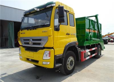 Cina Tipo idraulico del braccio dell'oscillazione del camion 10cbm del compattatore di rifiuti del caricatore di Sinotruk Homan 4x2 220hp 10m3 in vendita