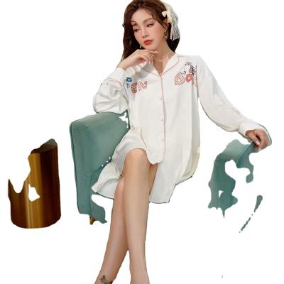 China QUICK DRY color satin nightgown cardigan fashion simple casual home outside dress night casual short skirt for sale