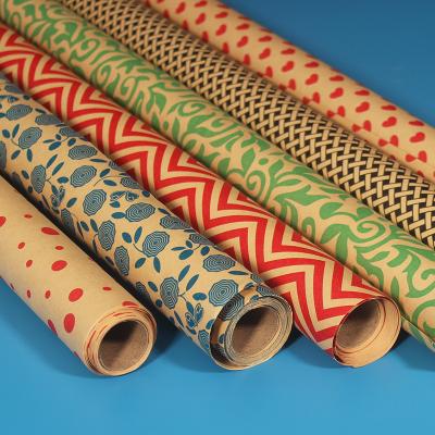 China Wrapping Paper Papel De Regalo Gift San Valentin Valentine's Day Wrapping Paper Wholesale Recyclable Vintage Wrapping Paper New for sale