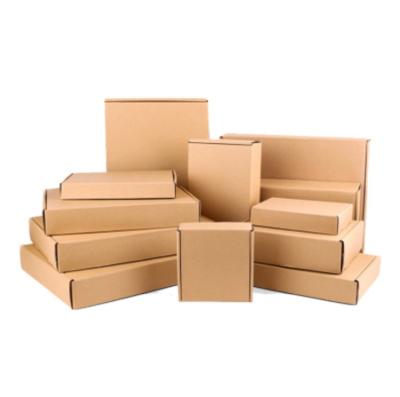 China 2021 Custom Kraft Paper Box Best Selling Aseptic Paper Package Boxes Gift Packing Clothes for sale