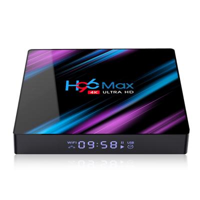 China android rk3318 9.0 H96 rk3318 koplayer smart flash box h96 max 18.1 4GB 64GB max 4k LED box tv for sale