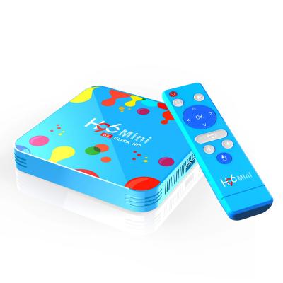 China Support 6K Weileguo H96 Custom Mini H6 4K Android Smart Mini Tv Box for sale