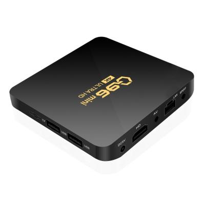 China Newest 802.11n 2.4G/5GHz Set Top Box Android 4K HD TV Mini 1GB 8GB Smart TV Box High Quality Amlogic S905 Q96 for sale