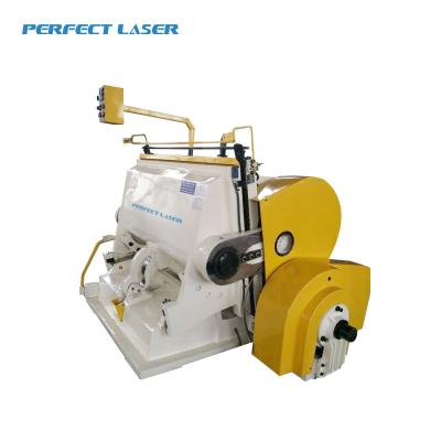 China Small Paper 930*670 Die Creasing Carton Making Machine Mini Die Cutting Machine Rolling Car For Corrugated Cardboard EVA Leather for sale