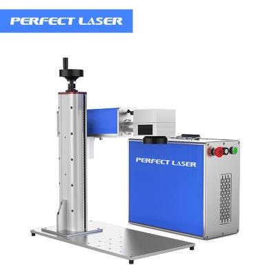 China 50W Programmable Perfect Aluminum Laser Raycus Metal Stainless Steel Laser Engraving Cutting Machine Sale for sale