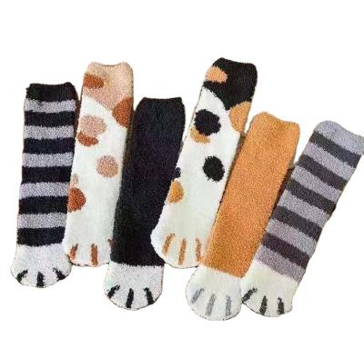 China Polyamide Customized Women's Socks Winter Warm Fur Loop Women's Socks Wholesale Trend Women's Socks Street for sale