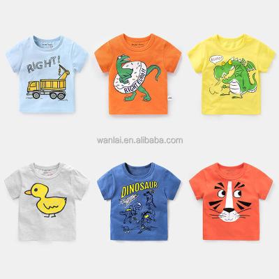 China High Quality Cotton T-shirt Children's T-shirts Breathable Short Sleeves Children's Tees Summer Kid Clothes for sale