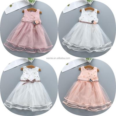 China Cute Anti-wrinkle Casual Girl's Dress Summer Boutique Clothing Kids Clothes Girls Dresses for sale