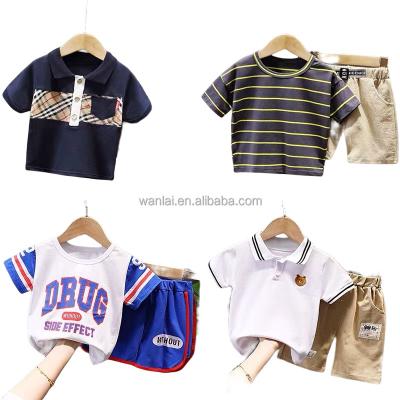 China 2022 Wholesale Promotion Baby Boy and Girls Shorts Sets High Quality Casual Children's Clothing New for sale