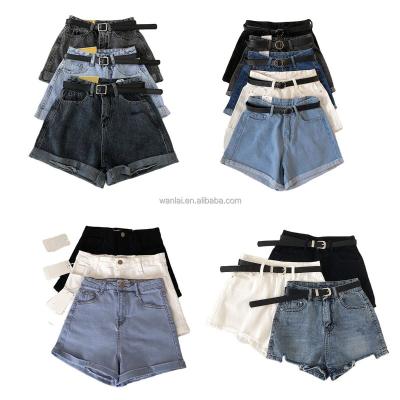 China Wholesale Women's Elastic Short Jeans Breathable Summer Lady's Denim Shorts for sale