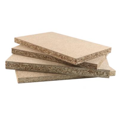 China 18mm Waterproof Laminated Chipboard Particle Raw Board Modern Weight for sale