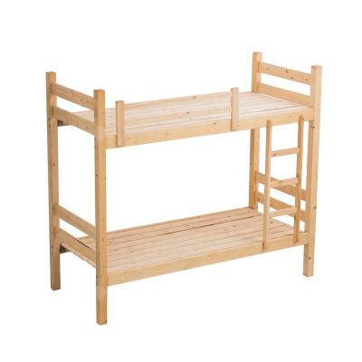 China 2018 modern hot sale cheap kids furniture kids pine wood double deck bunk bed prices for sale