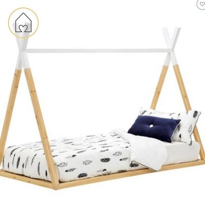 China Wholesale price modern white wooden hopi teepee house twin bed for sale for sale