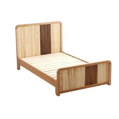 China Storage Pine Modern Design Solid Kids Wooden Single Bed For Kids for sale