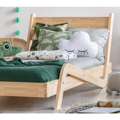 China Modern Design Modern Solid Kids Pine Wood Single Bed For Adult for sale