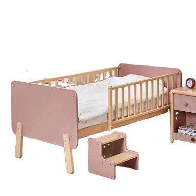 China Modern cheap colorful kids toddler solid wood bed for kids and adults for sale