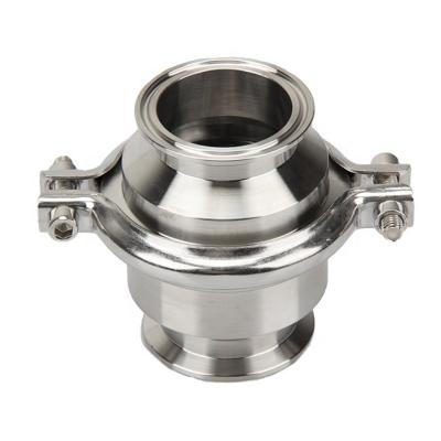 China Hot Sale Dairy Sanitary 1 Inch Non Return Stainless Steel Flange Tri Check Valve for sale