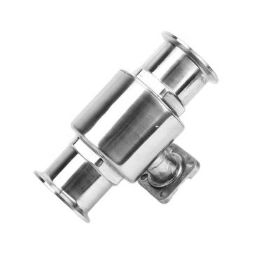 China Dairy direct sales stainless steel sanitary ss304 tri flange 1 inch motorized mini ball valve handles 220V for sale