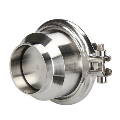 China Dairy Low Price SS304 Stainless Steel Weld Spring Disc Platypus Sanitary Check Valve Fuel for sale