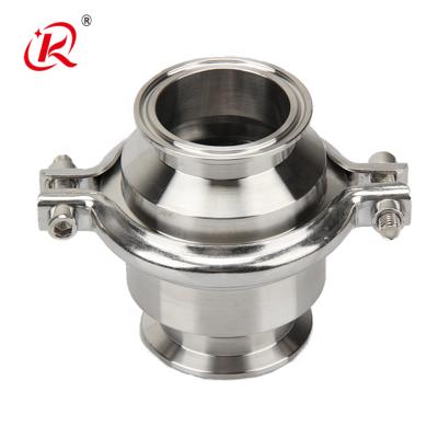 China Hot Sale Dairy Sanitary 1 Inch Non Return Stainless Steel Flange Tri Check Valve for sale