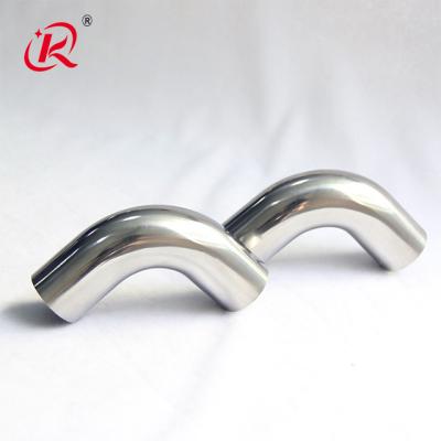 China Sanitary Dairy Low Price 304 Stainless Steel IR 90 Degree Pipe Long Radius Fit Elbow for sale