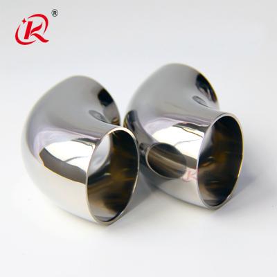 China High quality sanitary 90 degree dairy stainless steel seamless pipe fittings welding elbow rumus elbow pipa for sale