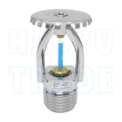 China Over 100 Degree Glass Bulb K80 Blue Sprinkler Head Brass Made In China Fire Sprinkler 141deg for sale