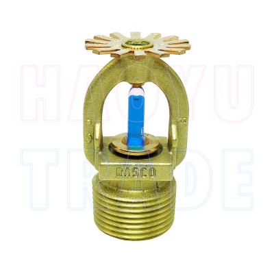 China R1712 Brass Fire Sprinkler With Broken Blue Glass To Protect Human Safe When Next 3/4inch FM Fire Approval for sale