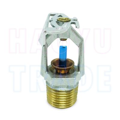 China FM Approvals Sidewall TY3351 K80 Brass High Temperature Fire Sprinkler Blue Standard Glass Bulb Sprinkler for sale