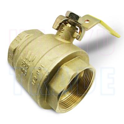 China FBV-3C Series General Brass Ball Valves 300psi 2 Piece Ball Valve With Threaded End Connection Watts for sale