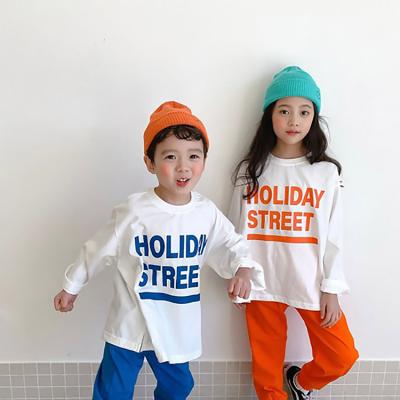 China Casual Letters Print Girls Clothing Sets 5 Years Fall Casual Sports Wear Kids Tracksuits Girls and Boys for sale