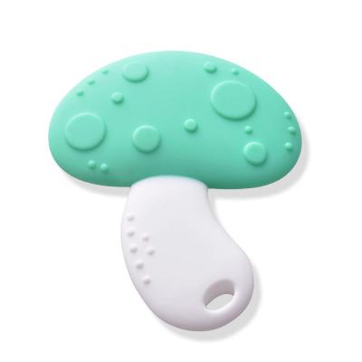 China Toy Baby Mushroom Teether Baby Soft Silicone Chews Baby Bite Teeth Fixer Child Molar Toys for sale