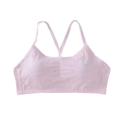 China Breathable Girls Invest Cotton Little Girl Bras Children Kids Bra Students Developmental Bra for sale